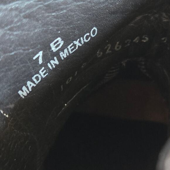 Old Gringo Toluca Brown Western Ankle Boot Leather Zip Women US 7 - Picture 7 of 7